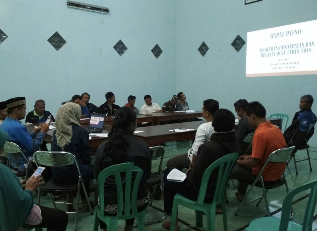 Sampul album Rapat Pleno APBDesa Keji Tahun 2018