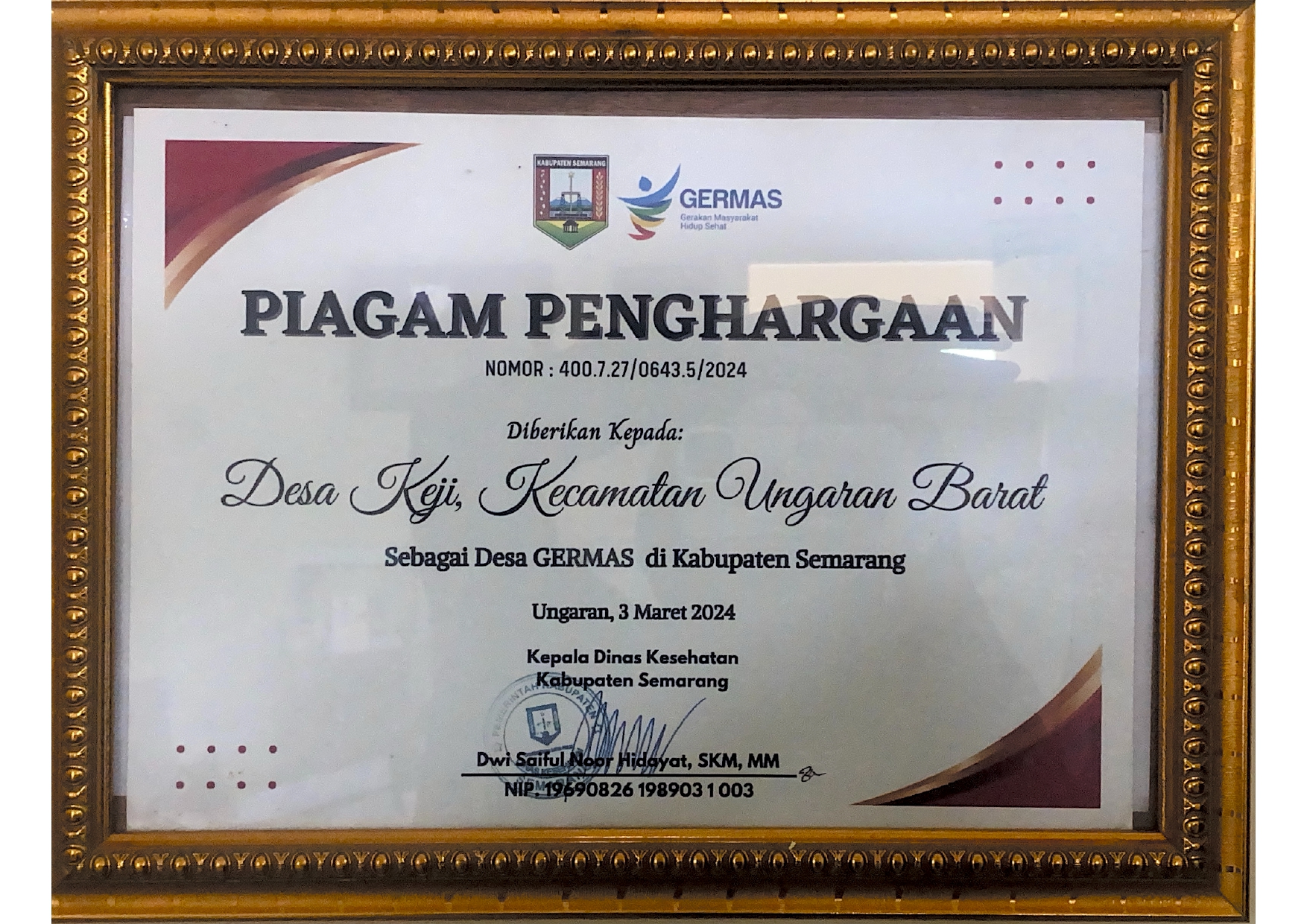 Dokumentasi Desa Germas di Kabupaten Semarang